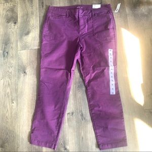 NWT Old Navy Purple Pixie Pants